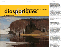 Tablet Screenshot of diasporiques.org